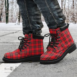 ScotsTee Shop Scottish MacGillivray Modern Clan Tartan All Season Boots