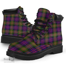 ScotsTee Shop Scottish MacDonnell of Glengarry Modern Clan Tartan All Season Boots