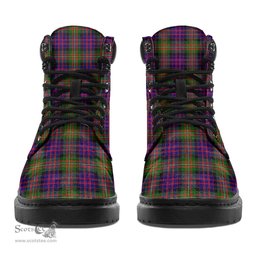 ScotsTee Shop Scottish MacDonnell of Glengarry Modern Clan Tartan All Season Boots