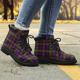 ScotsTee Shop Scottish MacDonnell of Glengarry Modern Clan Tartan All Season Boots