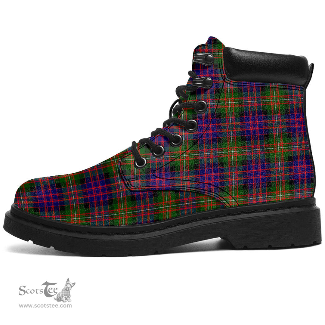 ScotsTee Shop Scottish MacDonnell of Glengarry Modern Clan Tartan All Season Boots