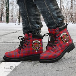 ScotsTee Shop Scottish Leslie Modern Clan Crest Tartan All Season Boots