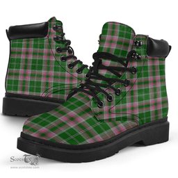 ScotsTee Shop Scottish Gray Hunting Clan Tartan All Season Boots