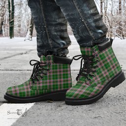 ScotsTee Shop Scottish Gray Hunting Clan Tartan All Season Boots
