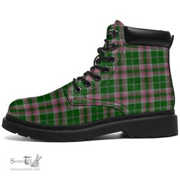 ScotsTee Shop Scottish Gray Hunting Clan Tartan All Season Boots