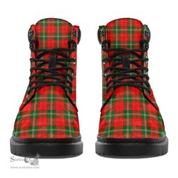 ScotsTee Shop Scottish Lennox Modern Clan Crest Tartan All Season Boots