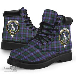 ScotsTee Shop Scottish Hunter Modern Clan Crest Tartan All Season Boots