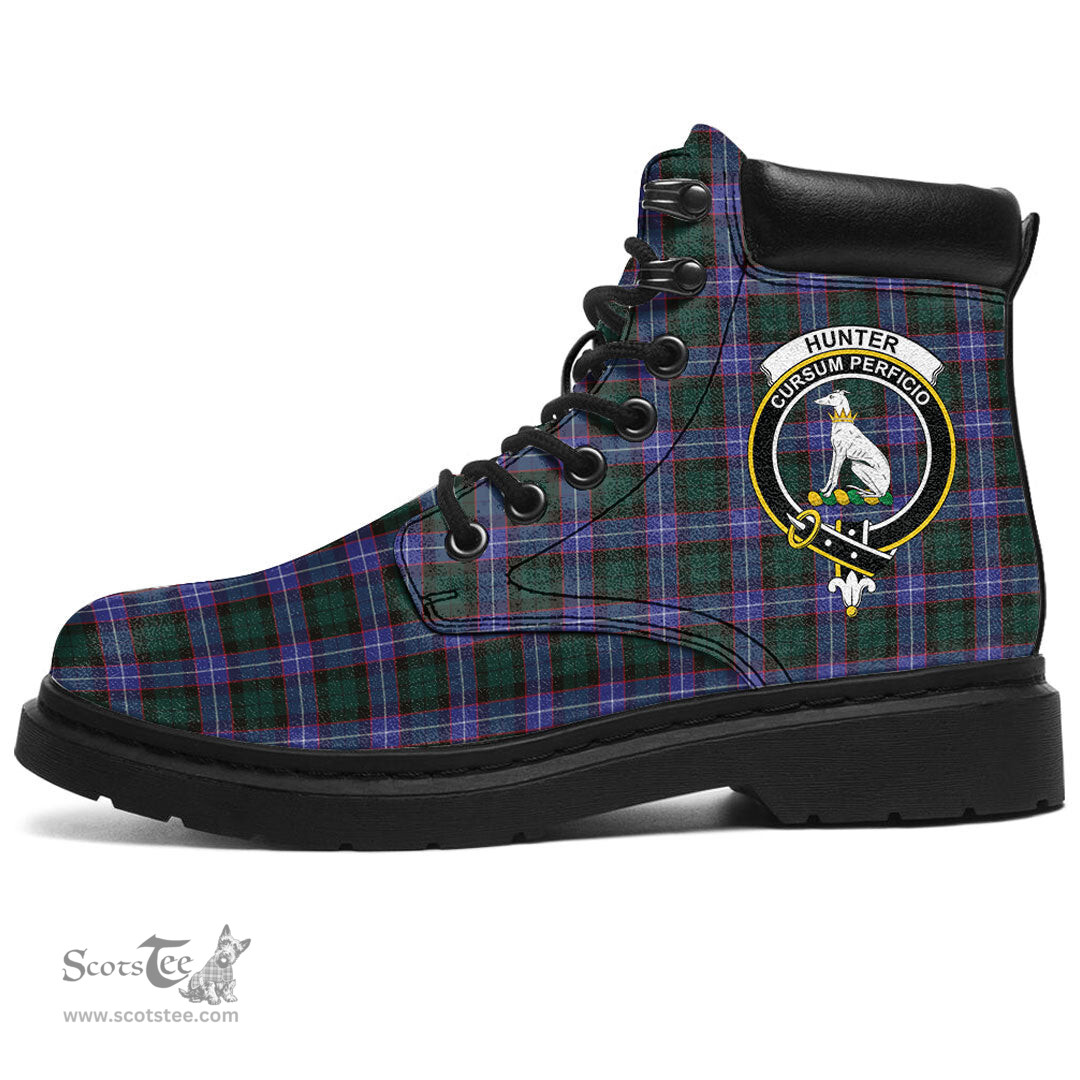 ScotsTee Shop Scottish Hunter Modern Clan Crest Tartan All Season Boots