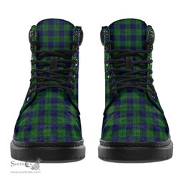 ScotsTee Shop Scottish Keith Modern Clan Crest Tartan All Season Boots