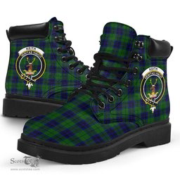 ScotsTee Shop Scottish Keith Modern Clan Crest Tartan All Season Boots