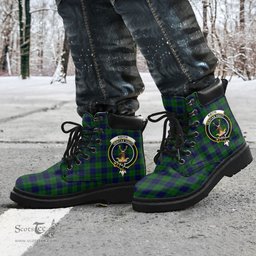ScotsTee Shop Scottish Keith Modern Clan Crest Tartan All Season Boots