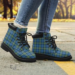 ScotsTee Shop Scottish MacLeod of Harris Ancient Clan Tartan All Season Boots