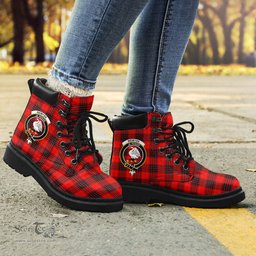 ScotsTee Shop Scottish Wemyss Modern Clan Crest Tartan All Season Boots
