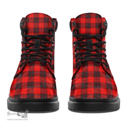 ScotsTee Shop Scottish Wemyss Modern Clan Crest Tartan All Season Boots