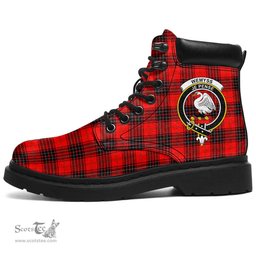 ScotsTee Shop Scottish Wemyss Modern Clan Crest Tartan All Season Boots