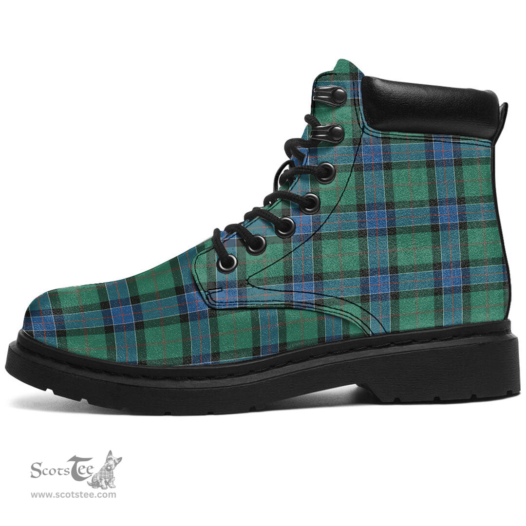 ScotsTee Shop Scottish Sinclair Hunting Ancient Clan Tartan All Season Boots