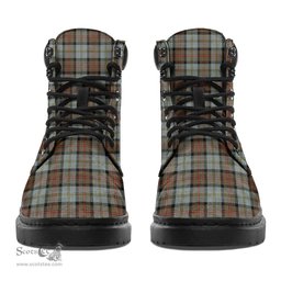 ScotsTee Shop Scottish MacLeod of Harris Weathered Clan Crest Tartan All Season Boots