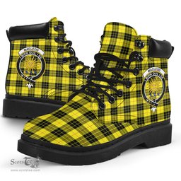 ScotsTee Shop Scottish MacLeod of Lewis Modern Clan Crest Tartan All Season Boots