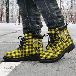 ScotsTee Shop Scottish MacLeod of Lewis Modern Clan Crest Tartan All Season Boots