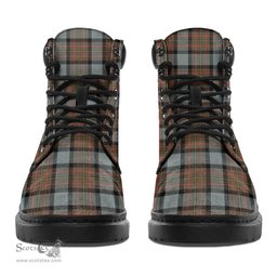 ScotsTee Shop Scottish MacLaren Weathered Clan Tartan All Season Boots