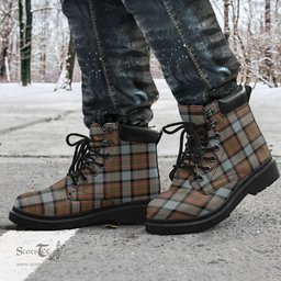 ScotsTee Shop Scottish MacLaren Weathered Clan Tartan All Season Boots