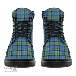 ScotsTee Shop Scottish MacLeod of Harris Ancient Clan Crest Tartan All Season Boots