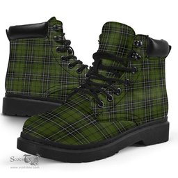 ScotsTee Shop Scottish MacLean Hunting Clan Tartan All Season Boots