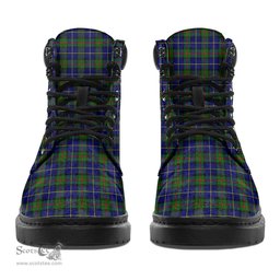 ScotsTee Shop Scottish MacLeod of Harris Modern Clan Tartan All Season Boots