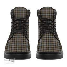 ScotsTee Shop Scottish MacKenzie Weathered Clan Crest Tartan All Season Boots