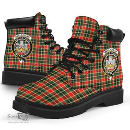ScotsTee Shop Scottish MacLachlan Hunting Modern Clan Crest Tartan All Season Boots