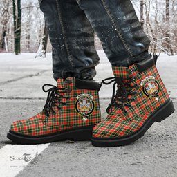 ScotsTee Shop Scottish MacLachlan Hunting Modern Clan Crest Tartan All Season Boots
