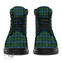 ScotsTee Shop Scottish MacKay Modern Clan Tartan All Season Boots