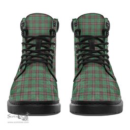 ScotsTee Shop Scottish MacKinnon Hunting Ancient Clan Tartan All Season Boots