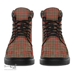 ScotsTee Shop Scottish MacKintosh Hunting Weathered Clan Crest Tartan All Season Boots
