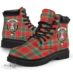 ScotsTee Shop Scottish MacLean of Duart Modern Clan Crest Tartan All Season Boots