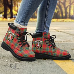 ScotsTee Shop Scottish MacLean of Duart Modern Clan Crest Tartan All Season Boots