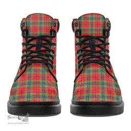 ScotsTee Shop Scottish MacLean of Duart Modern Clan Tartan All Season Boots