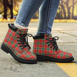ScotsTee Shop Scottish MacLean of Duart Modern Clan Tartan All Season Boots