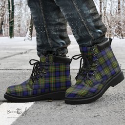 ScotsTee Shop Scottish MacLaren Modern Clan Tartan All Season Boots
