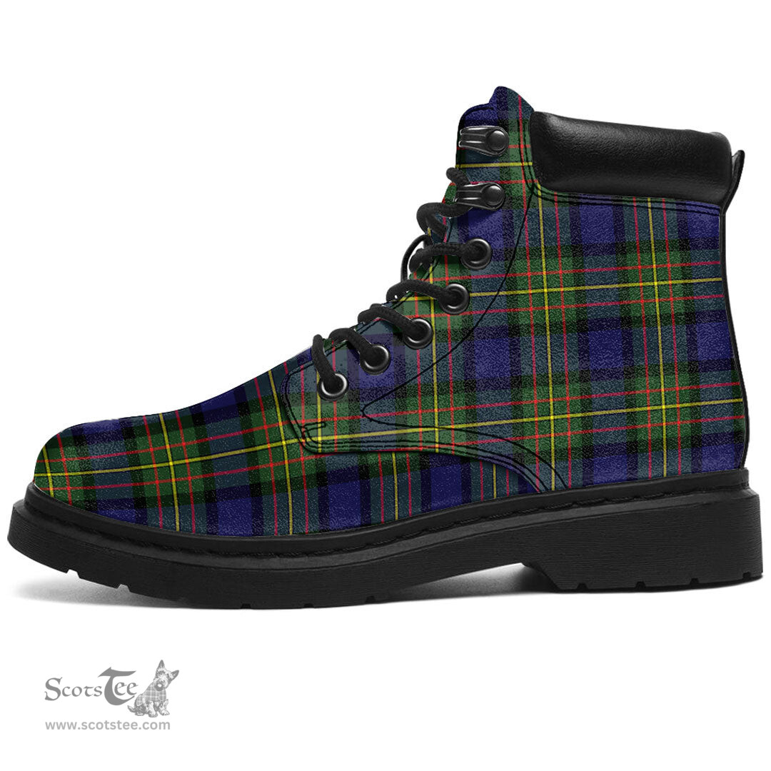 ScotsTee Shop Scottish MacLaren Modern Clan Tartan All Season Boots