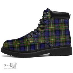 ScotsTee Shop Scottish MacLaren Modern Clan Tartan All Season Boots