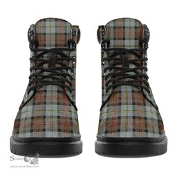 ScotsTee Shop Scottish MacLeod of Harris Weathered Clan Tartan All Season Boots