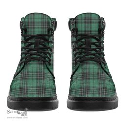 ScotsTee Shop Scottish MacLean Hunting Ancient Clan Crest Tartan All Season Boots