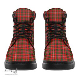 ScotsTee Shop Scottish MacKinnon Modern Clan Crest Tartan All Season Boots