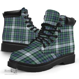 ScotsTee Shop Scottish MacKenzie Dress Ancient Clan Tartan All Season Boots