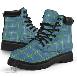 ScotsTee Shop Scottish MacIntyre Hunting Ancient Clan Tartan All Season Boots