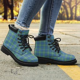 ScotsTee Shop Scottish MacIntyre Hunting Ancient Clan Tartan All Season Boots