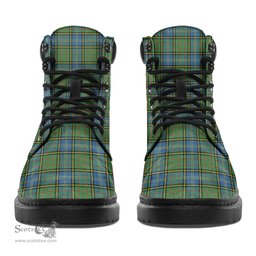 ScotsTee Shop Scottish MacMillan Hunting Ancient Clan Crest Tartan All Season Boots