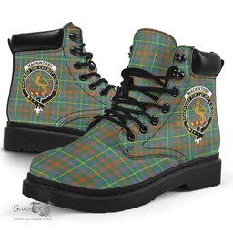 ScotsTee Shop Scottish MacKintosh Hunting Ancient Clan Crest Tartan All Season Boots