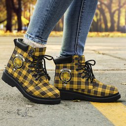 ScotsTee Shop Scottish MacLeod of Lewis Ancient Clan Crest Tartan All Season Boots